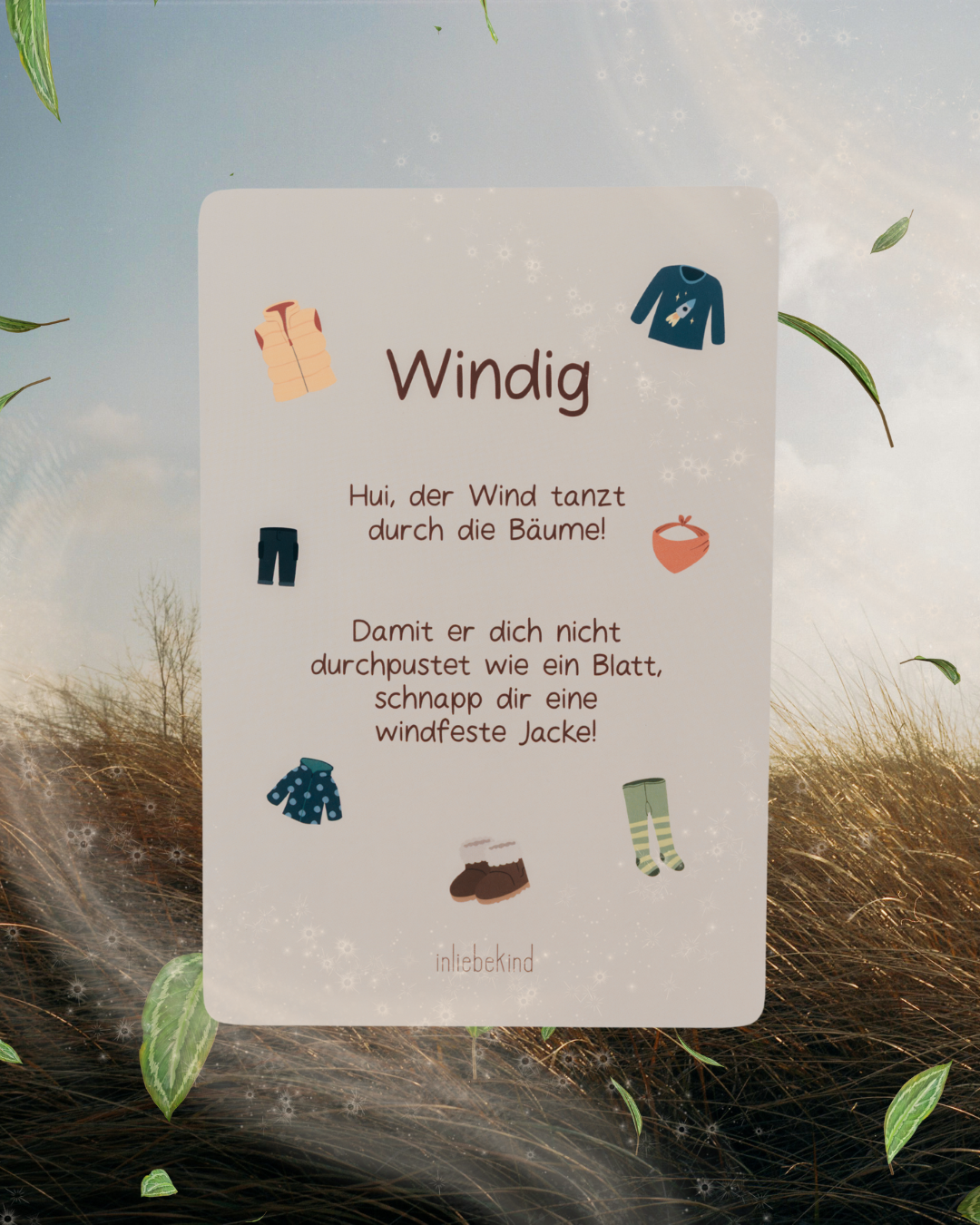 Anziehplaner für Kinder inkl. Symbole