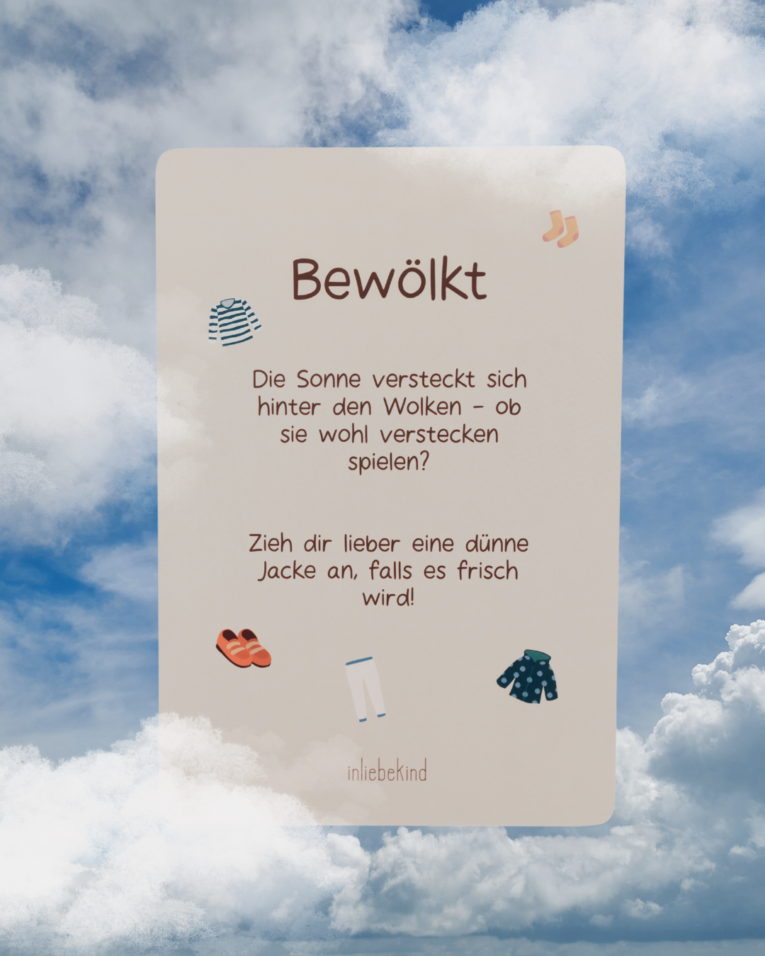 Anziehplaner für Kinder inkl. Symbole