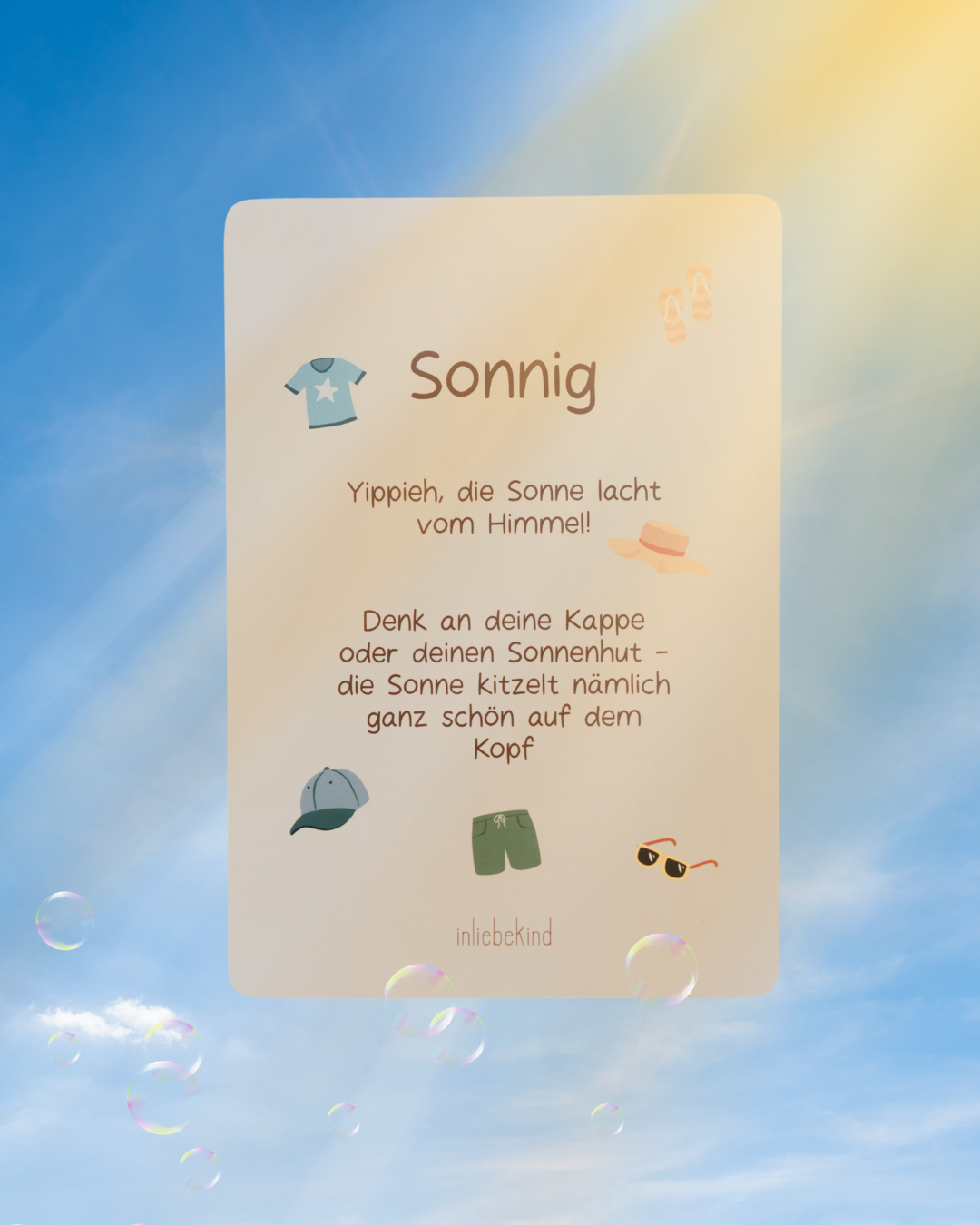 Anziehplaner für Kinder inkl. Symbole