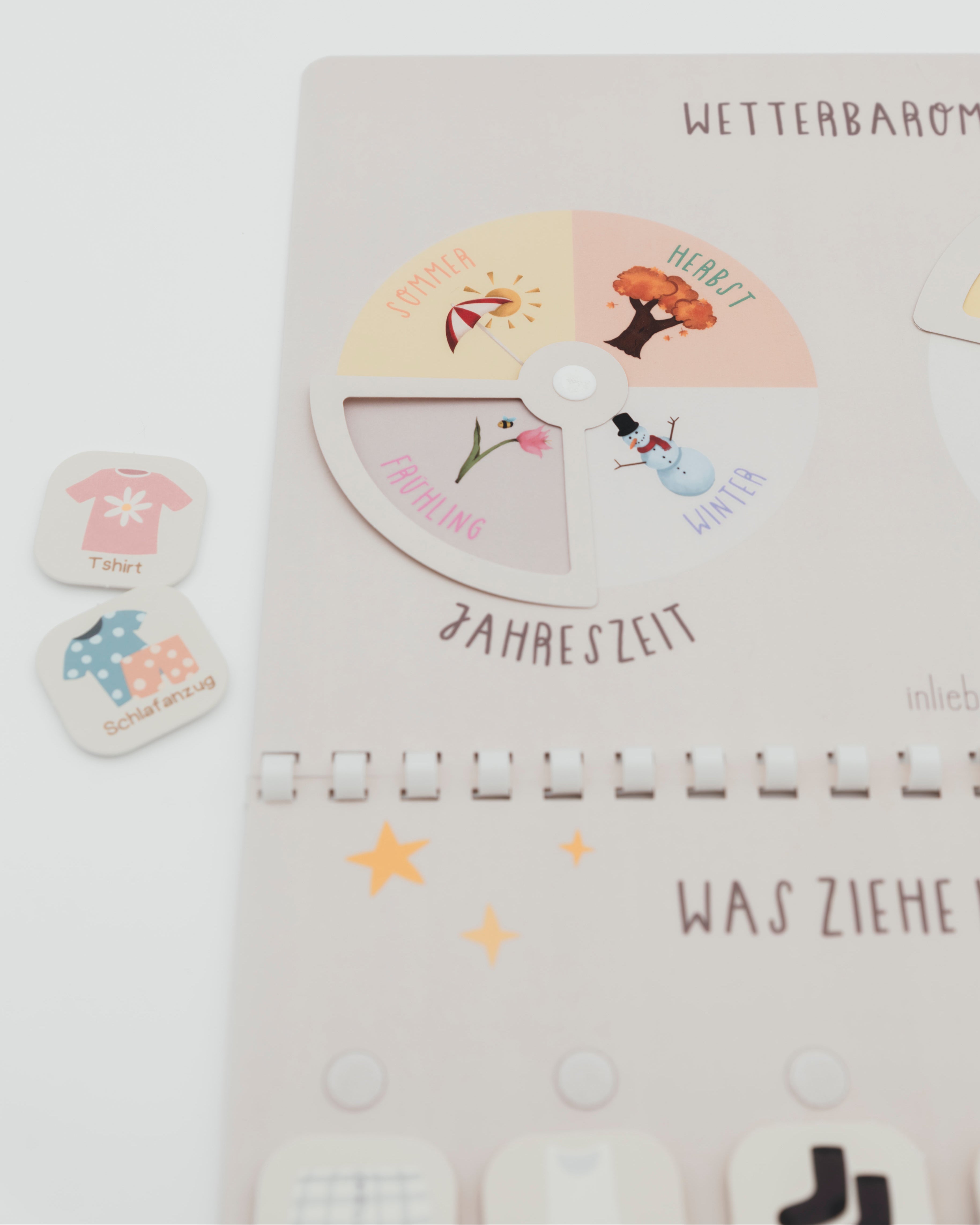 Anziehplaner für Kinder inkl. Symbole