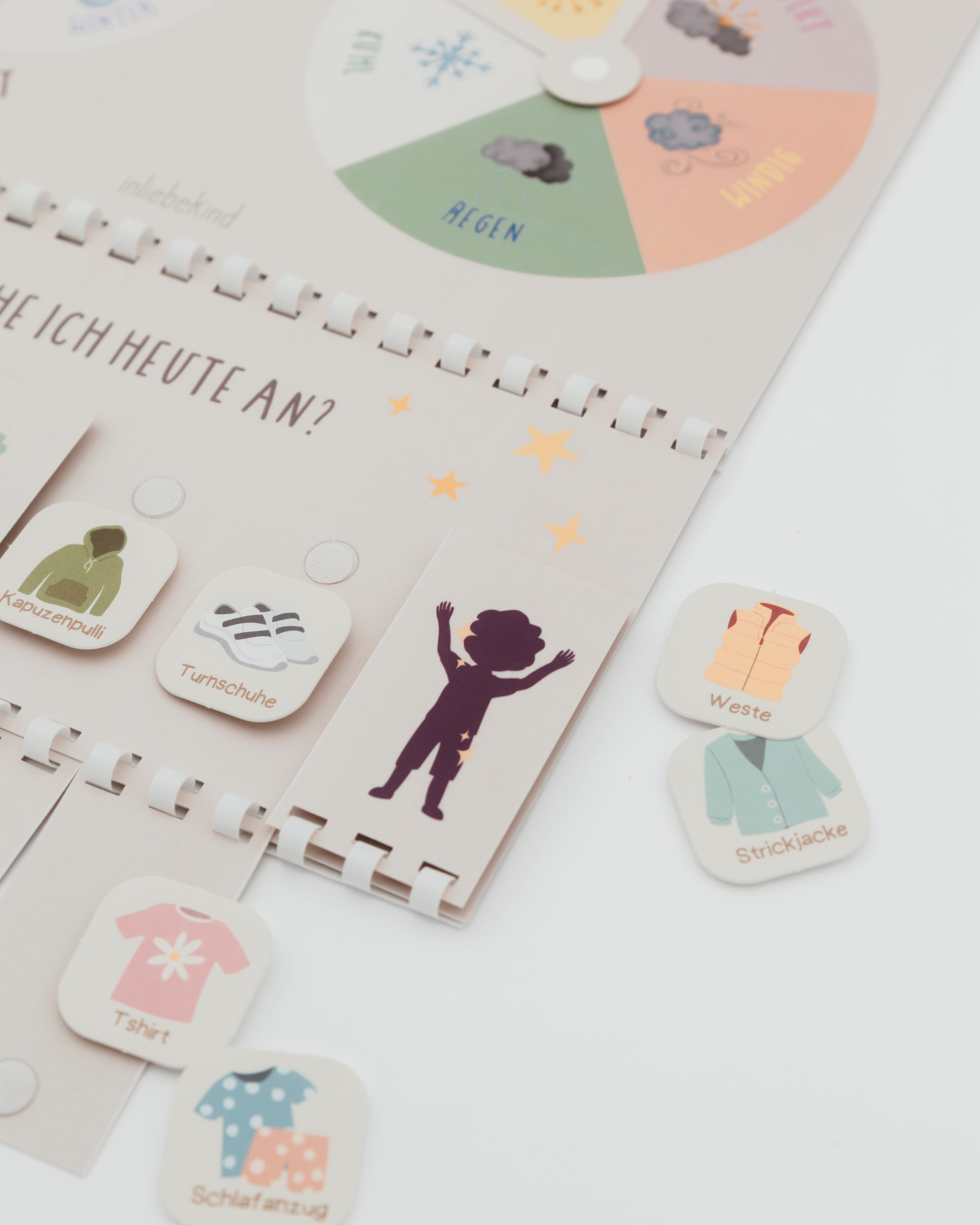 Anziehplaner für Kinder inkl. Symbole