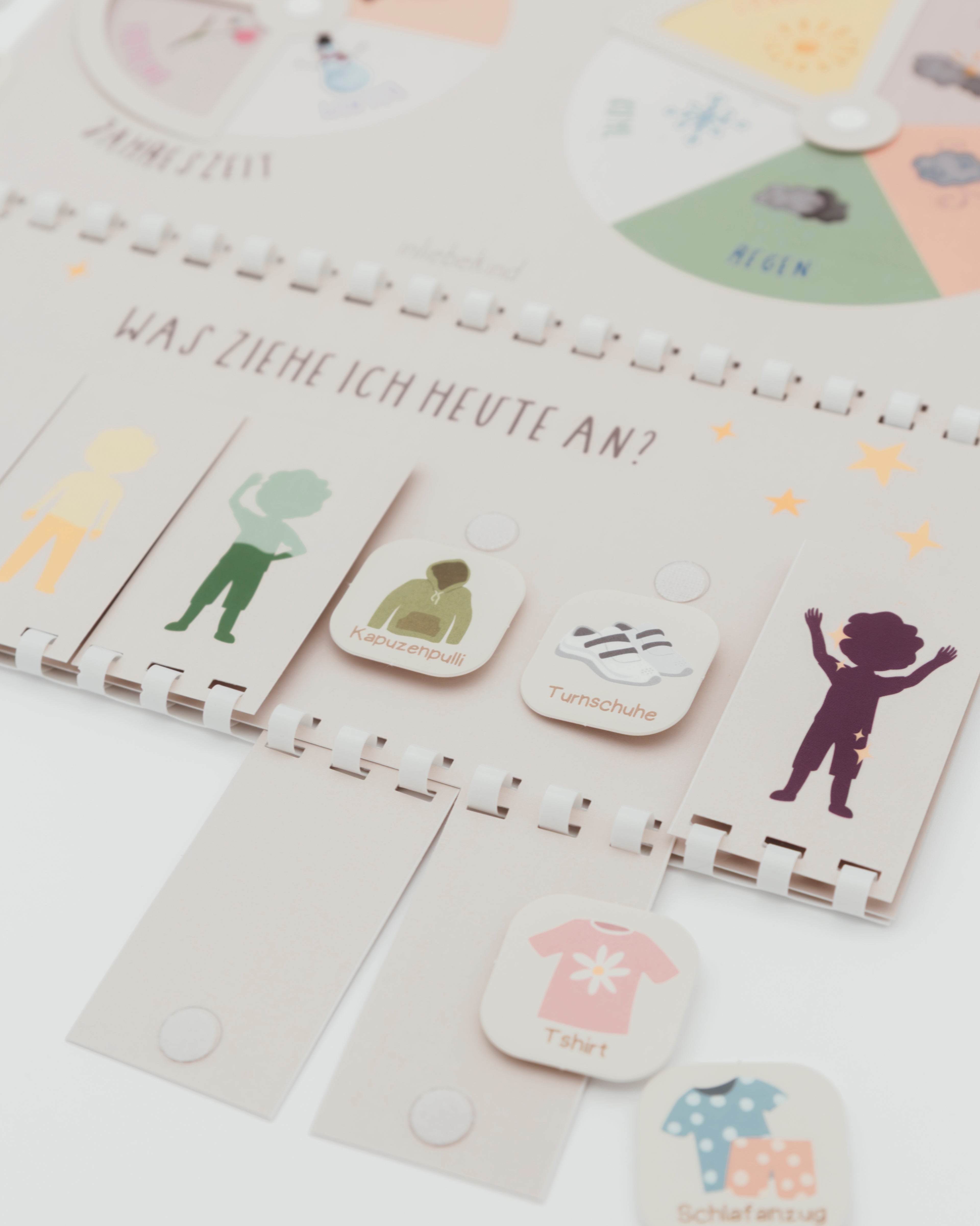 Anziehplaner für Kinder inkl. Symbole