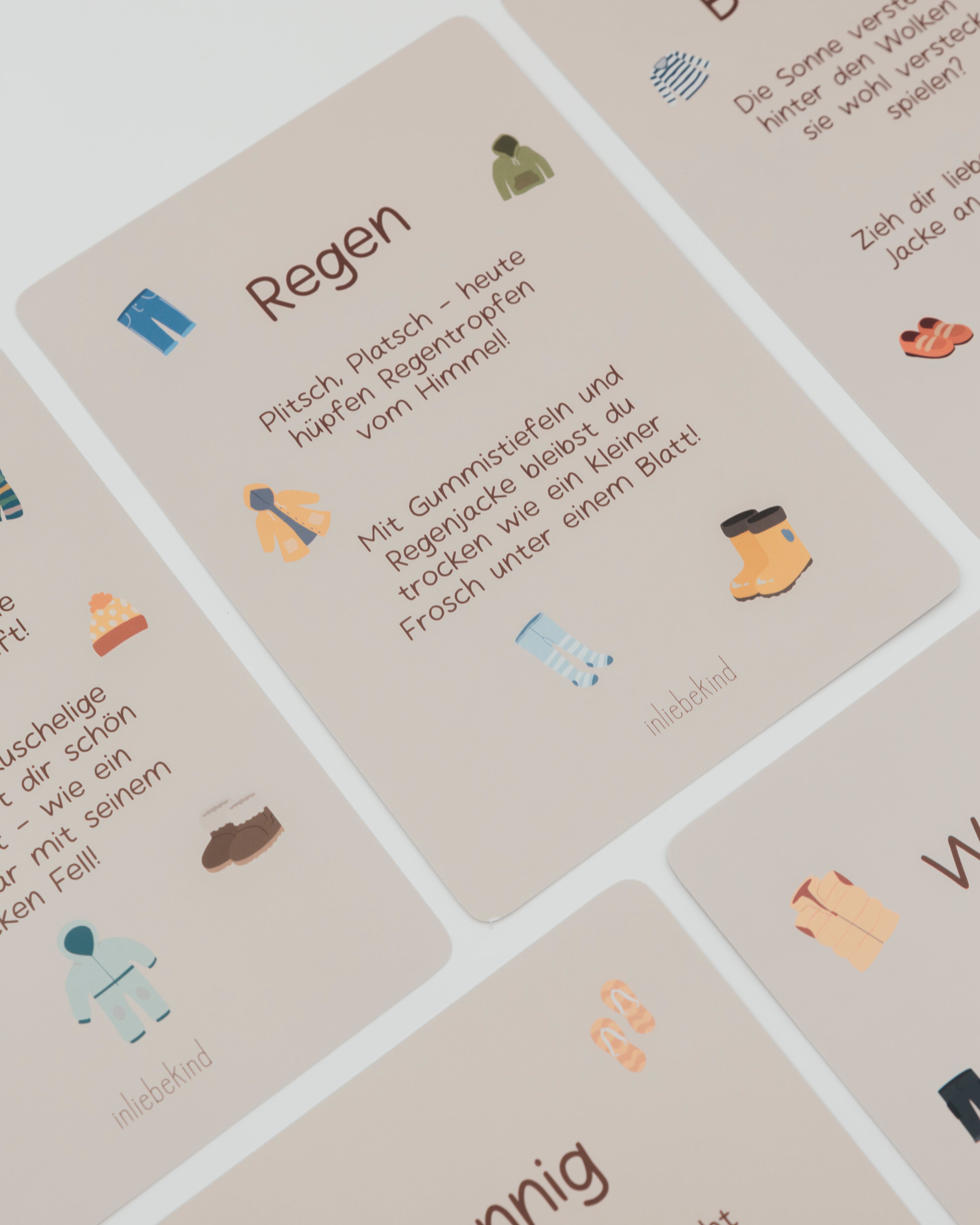 Anziehplaner für Kinder inkl. Symbole