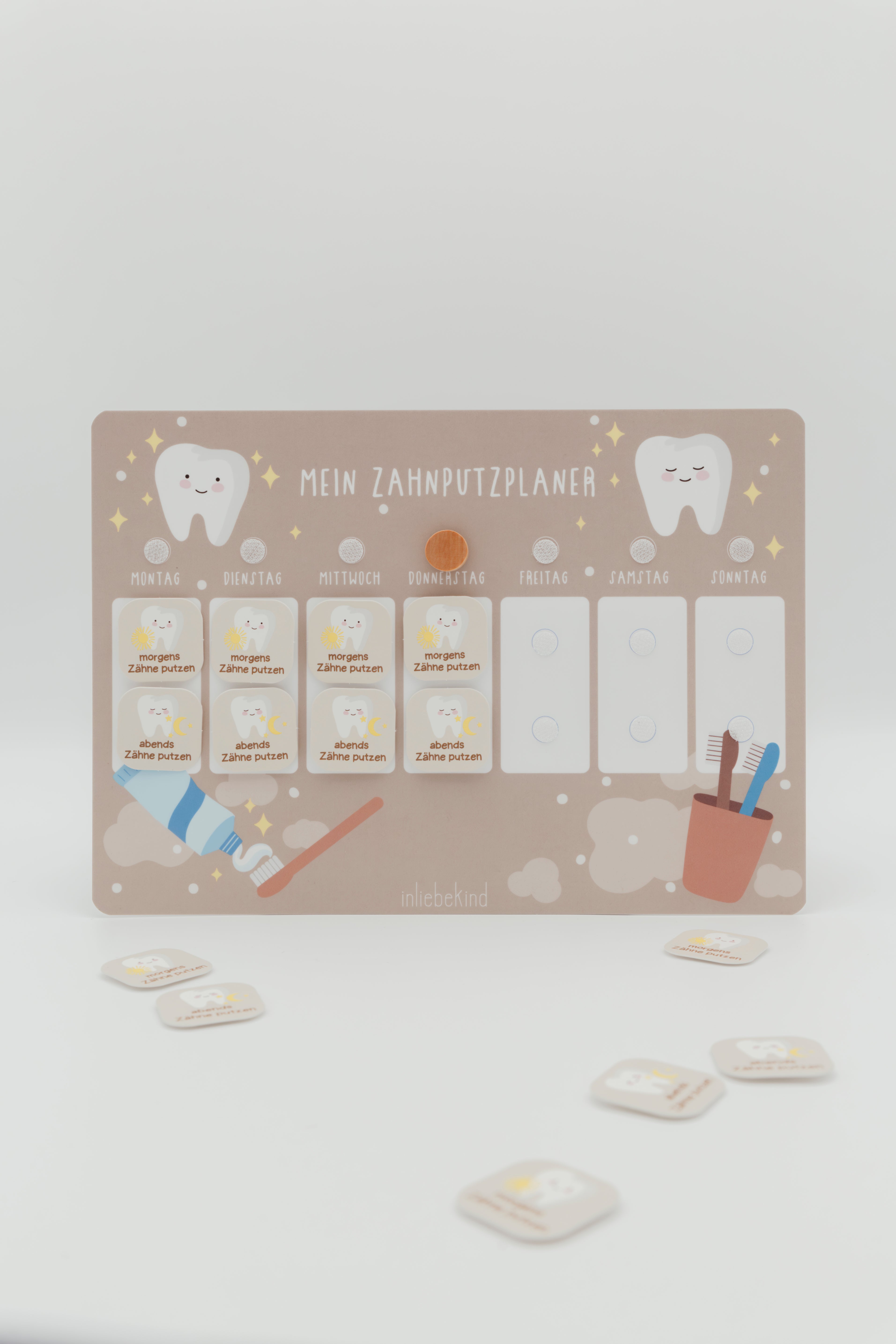 Zahnputzplaner inkl. Symbole