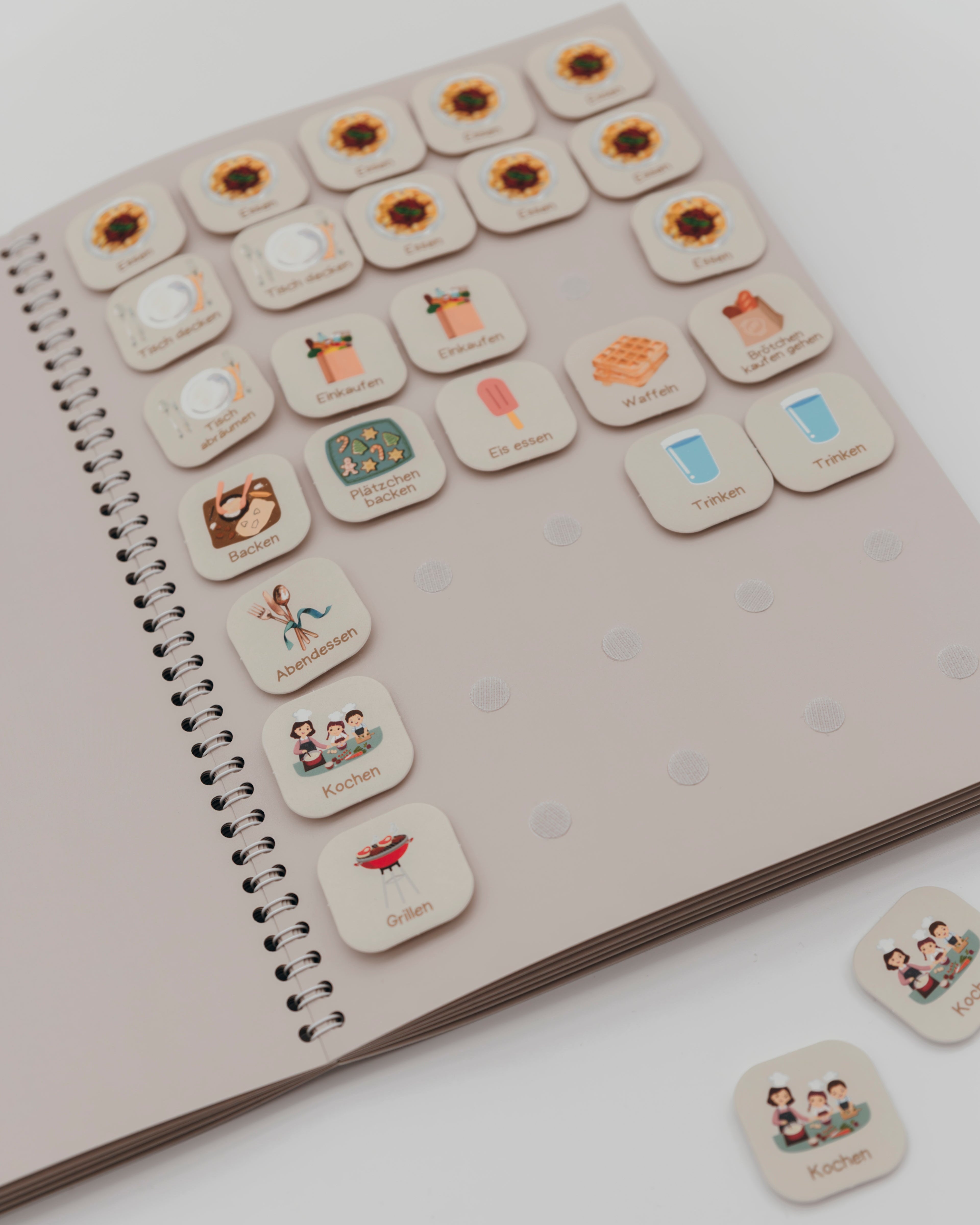 Kärtchen-Sammelbuch für  bis zu 350 Kärtchen