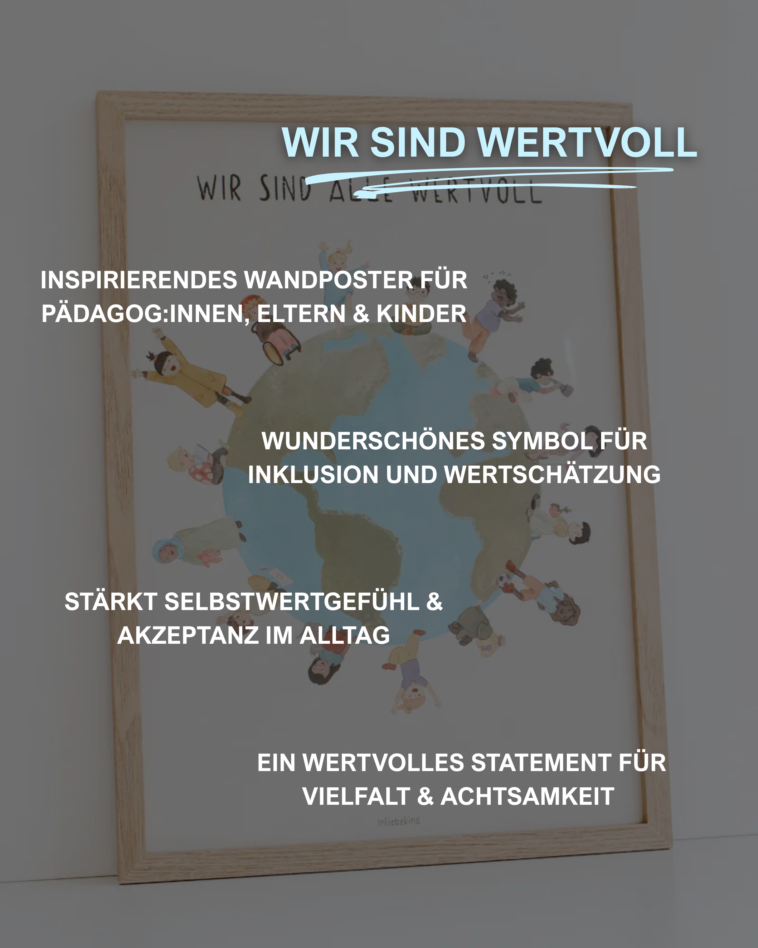 Wir sind alle wertvoll Poster