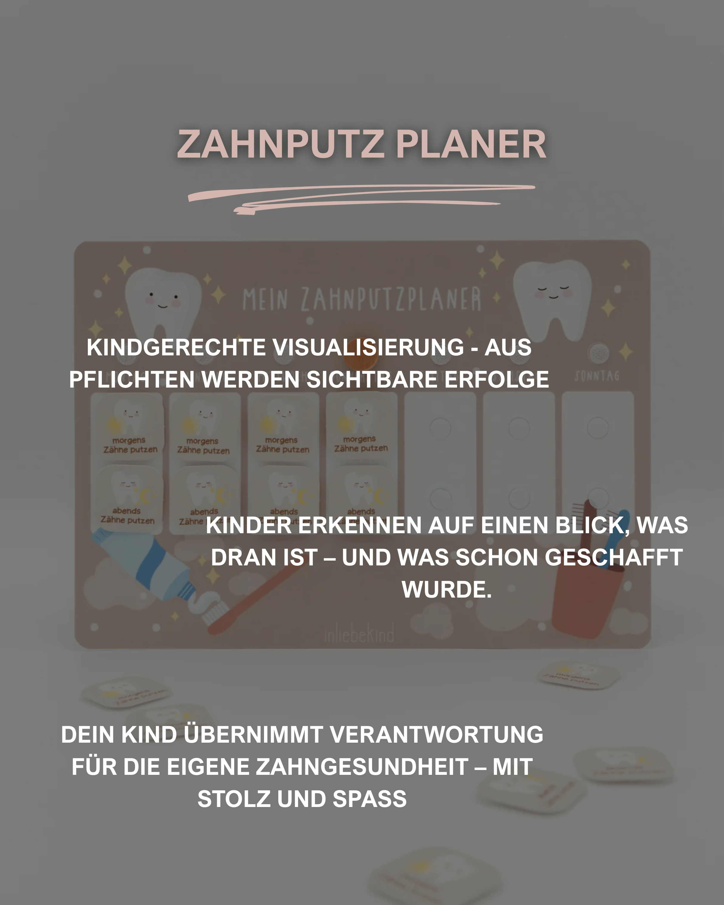 Zahnputzplaner inkl. Symbole