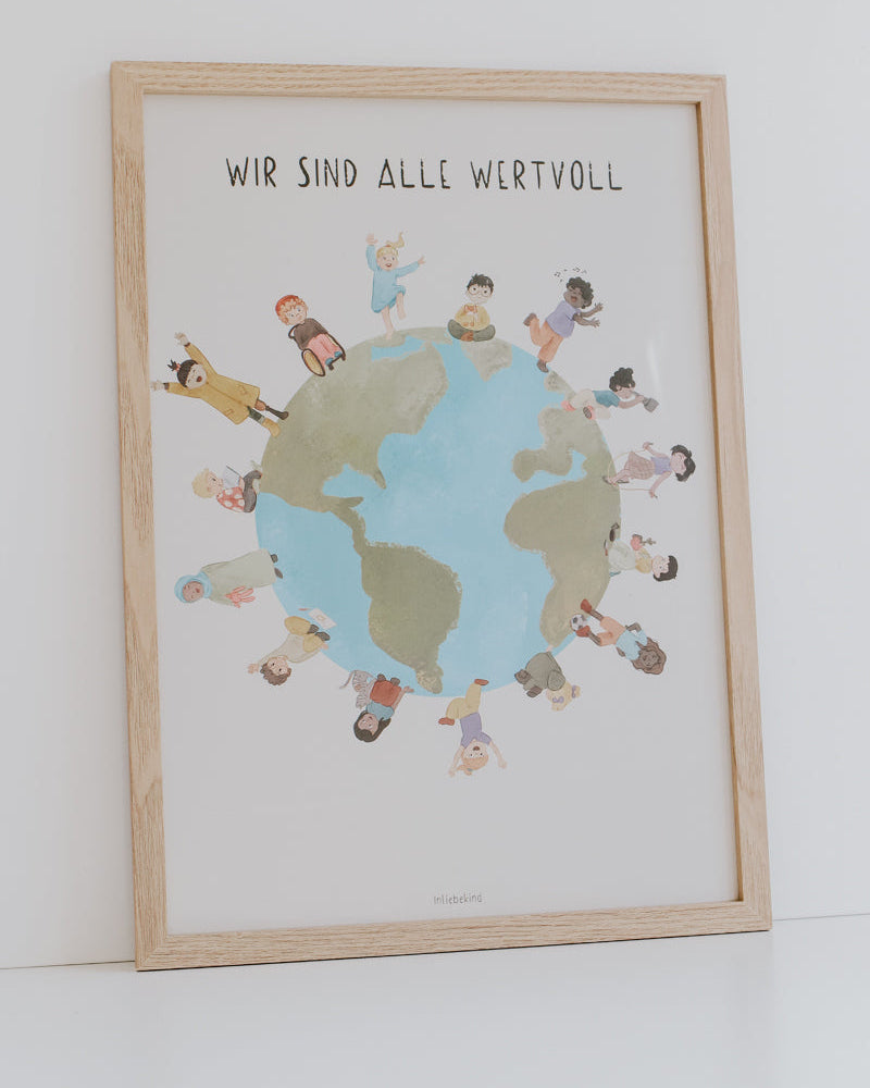 Wir sind alle wertvoll Poster